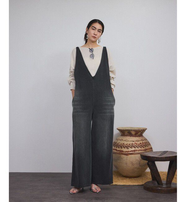 SALON adam et rope'「【WEB限定】デニムサロペット 2」|オールインワン|