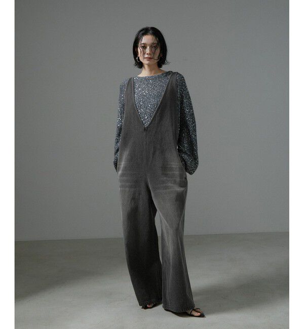 SALON adam et rope'「【WEB限定】デニムサロペット 2」|オールインワン|