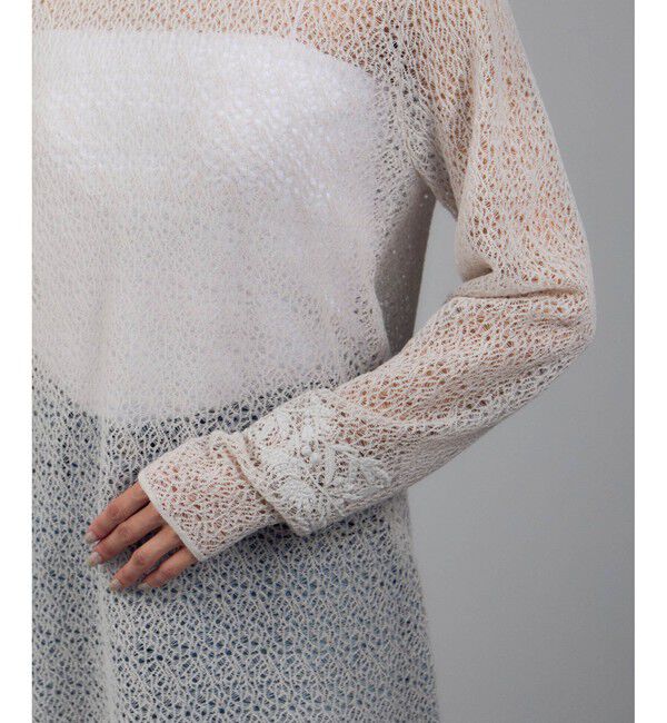 SALON adam et rope'「レースシアーワンピース」|ワンピース|