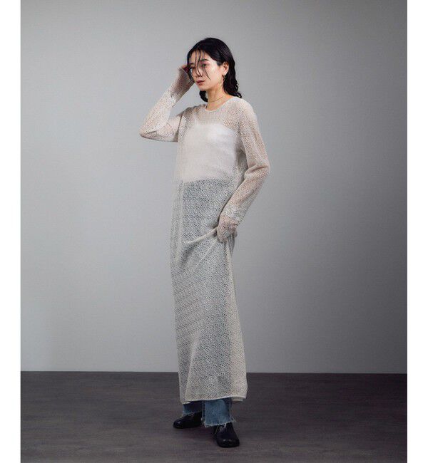 SALON adam et rope'「レースシアーワンピース」|ワンピース|