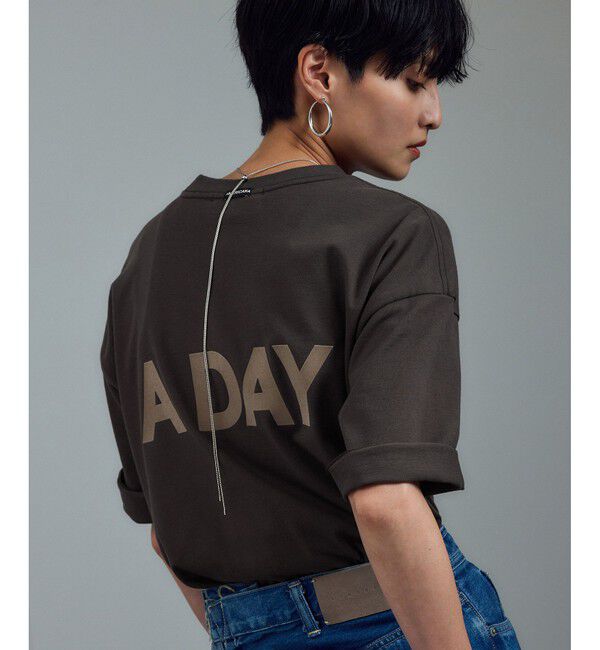 SALON adam et rope'「【Americana（アメリカーナ） for SALON】別注ロゴTシャツ」|Tシャツ・カットソー|