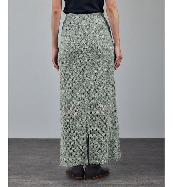 SALON adam et rope'「ラッセルレースヘムスカラップスカート / セットアップ対応」|スカート|