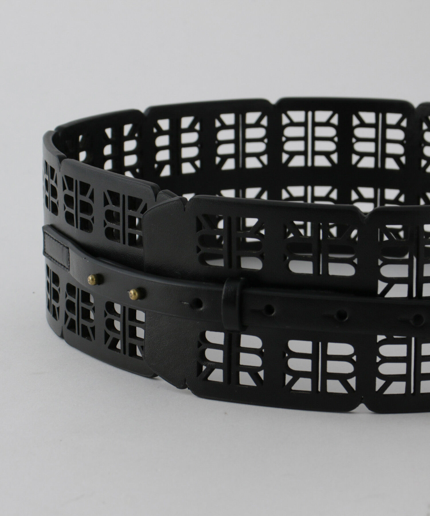 ROP&Eacute;「カッティングデザインワイドベルト」|ベルト|