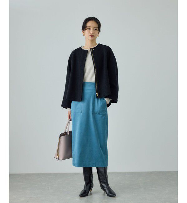 ROPE「フォックスカシミヤニットプルオーバー/イージーケア・アンサンブル対応」|ニット・セーター|