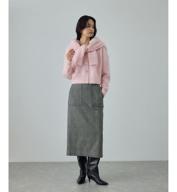 ROPE「フォックスカシミヤニットプルオーバー/イージーケア・アンサンブル対応」|ニット・セーター|