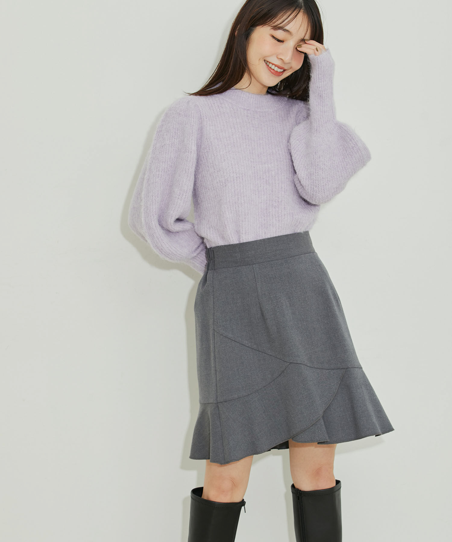 vis-a-vis「【WEB限定】ミニマーメイドスカート」|スカート|