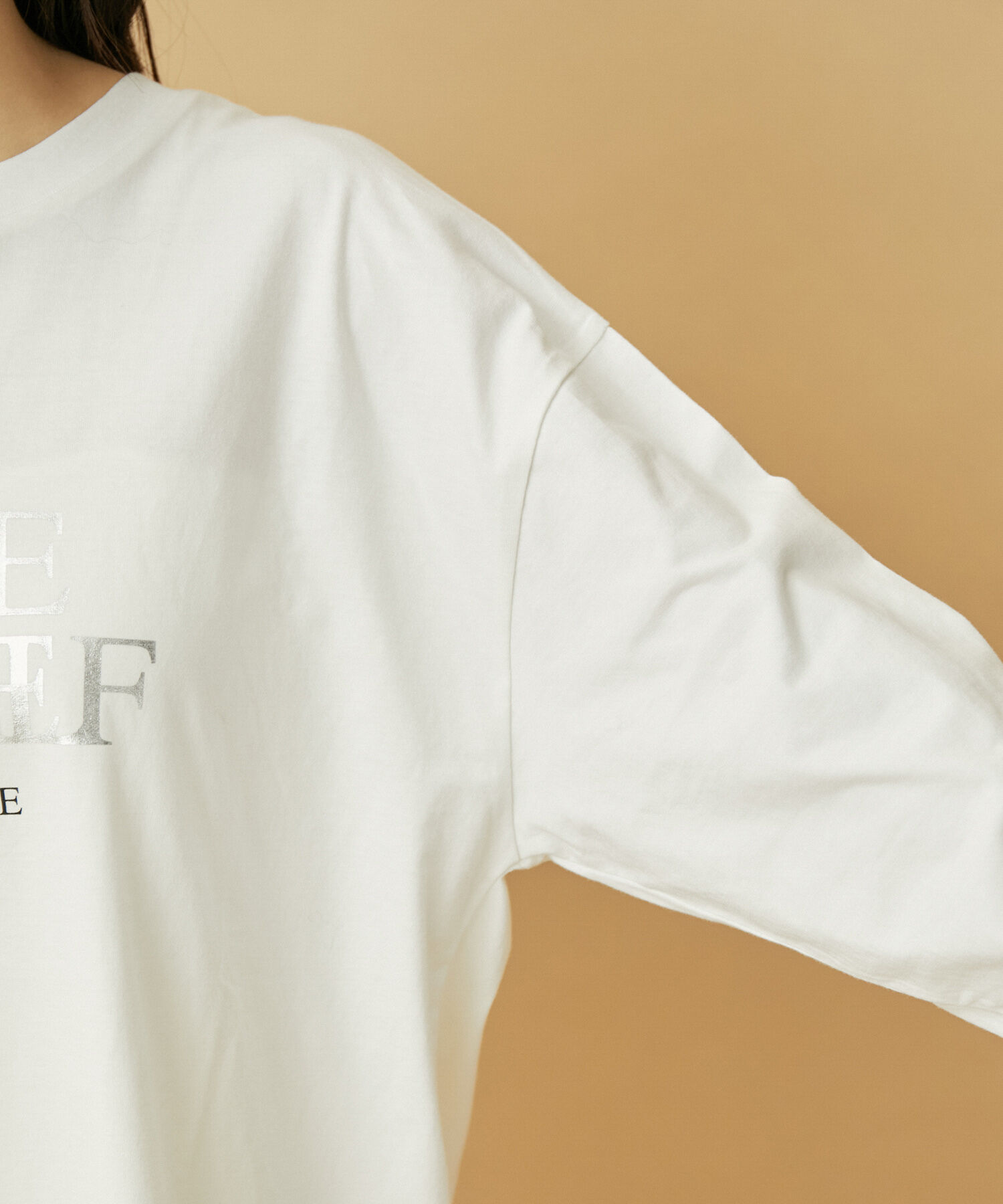 VIS「【洗える】ロゴ＆フォト箔プリントアソートロングTシャツ」|Tシャツ・カットソー|