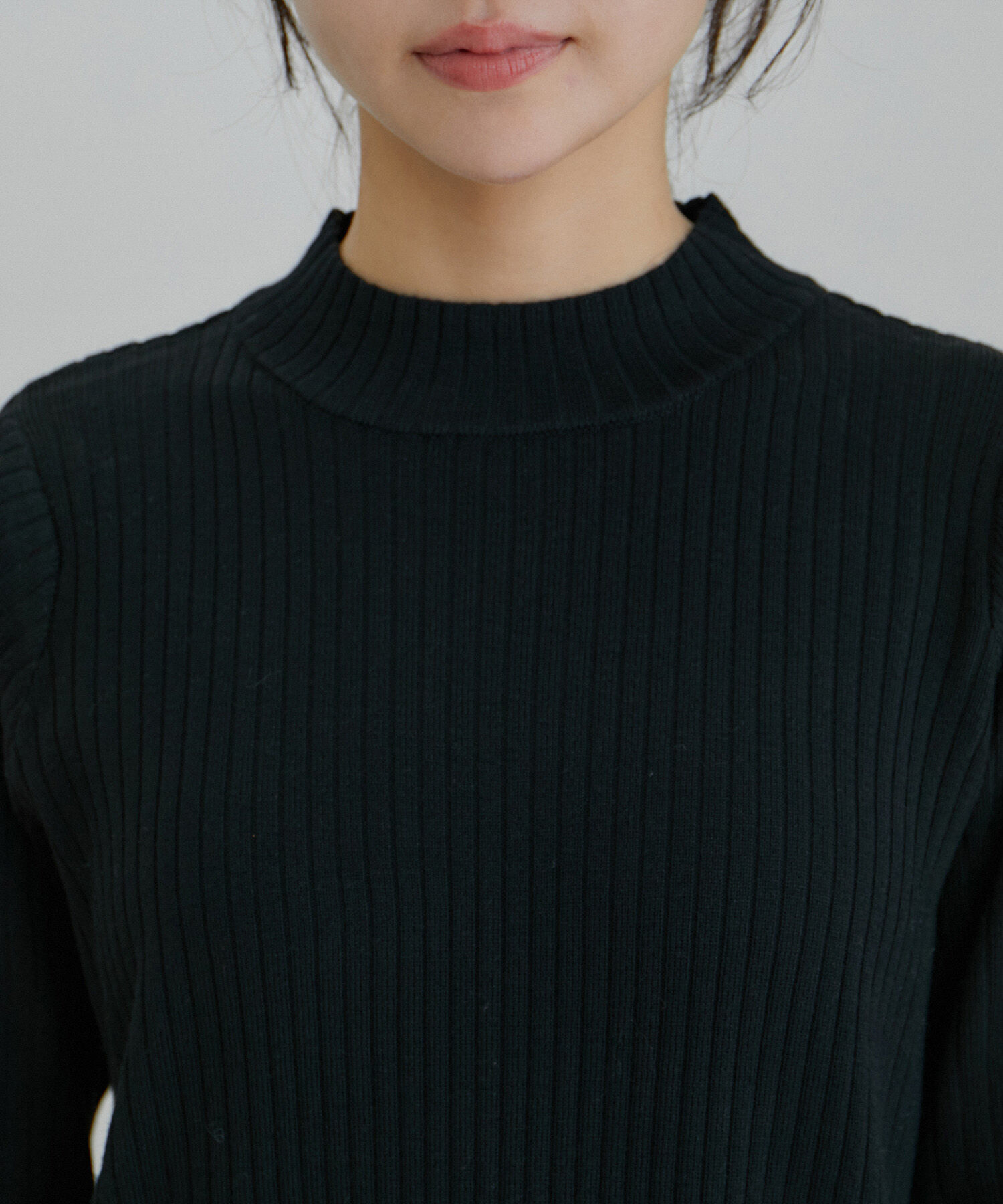 VIS「【WEB限定】針抜きリブマーメイドニットワンピース」|ワンピース|