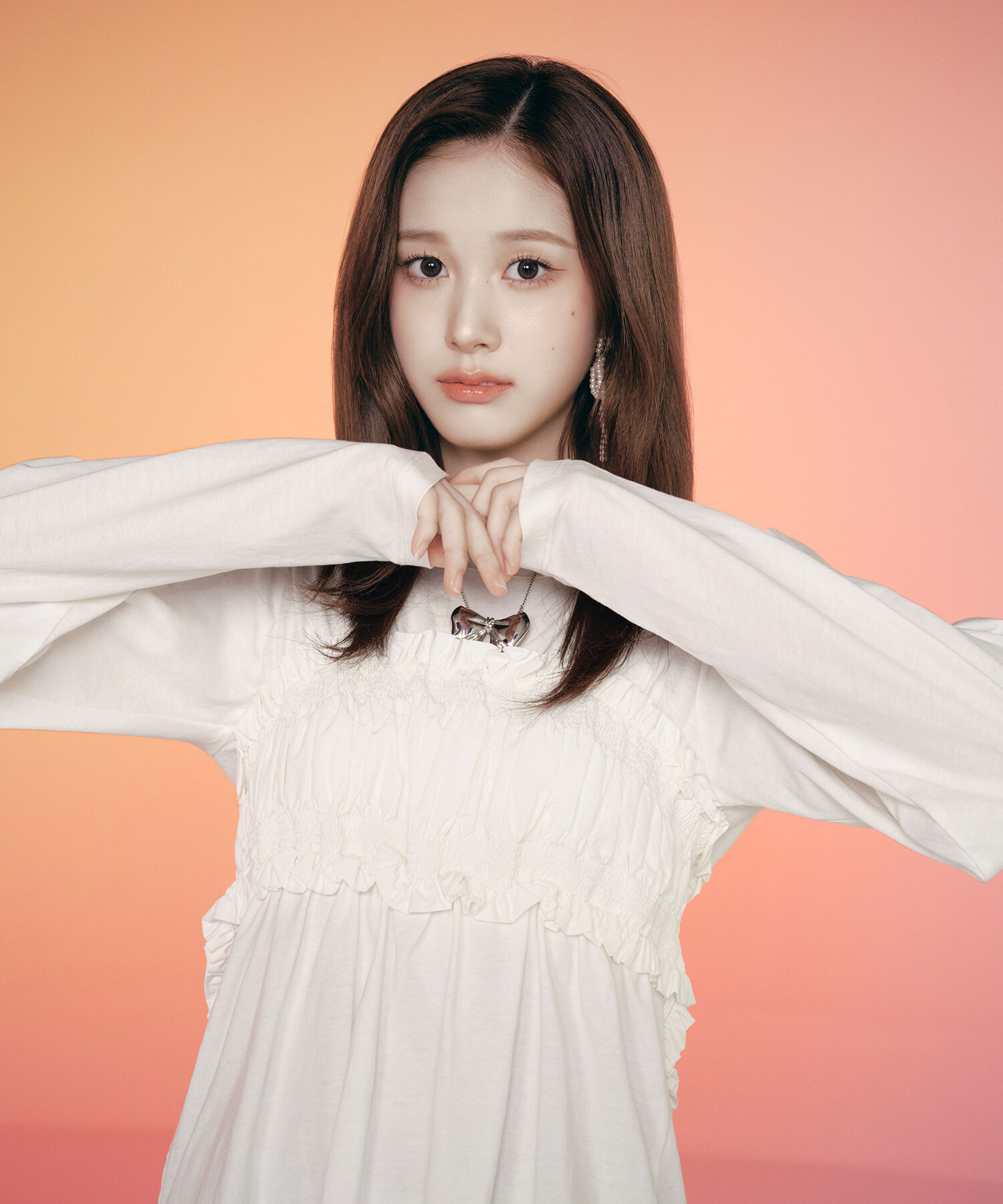 VIS「ビスチェドッキングデザインロングTシャツ」|Tシャツ・カットソー|