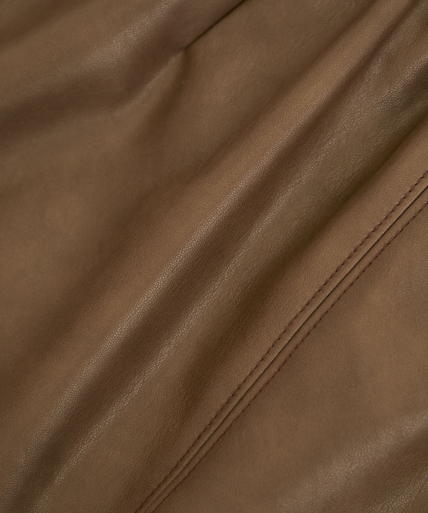 VIS「ヴィンテージライク合皮ブルゾン」|ブルゾン・スタジャン|