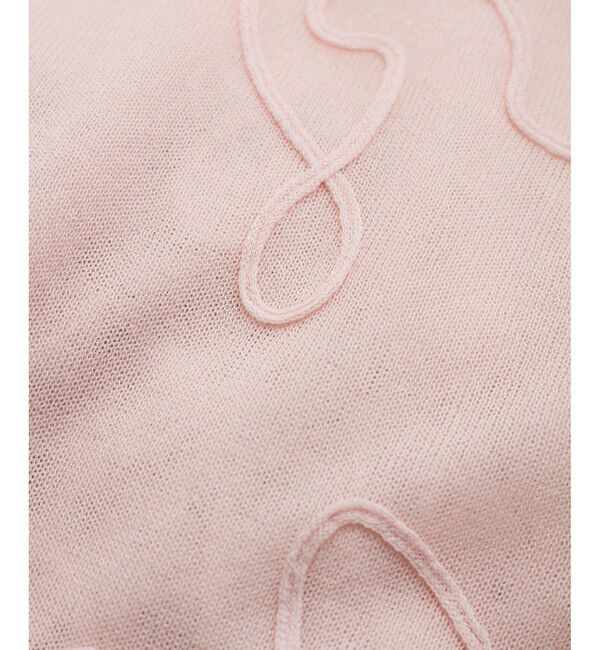 VIS「コード刺繍シアーニット」|ニット・セーター|