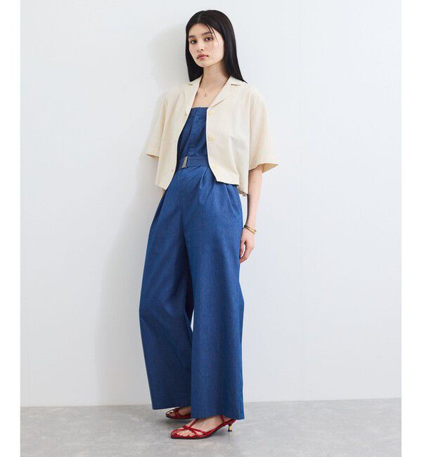 VIS「開襟リネンライクシャツ」|シャツ・ブラウス|