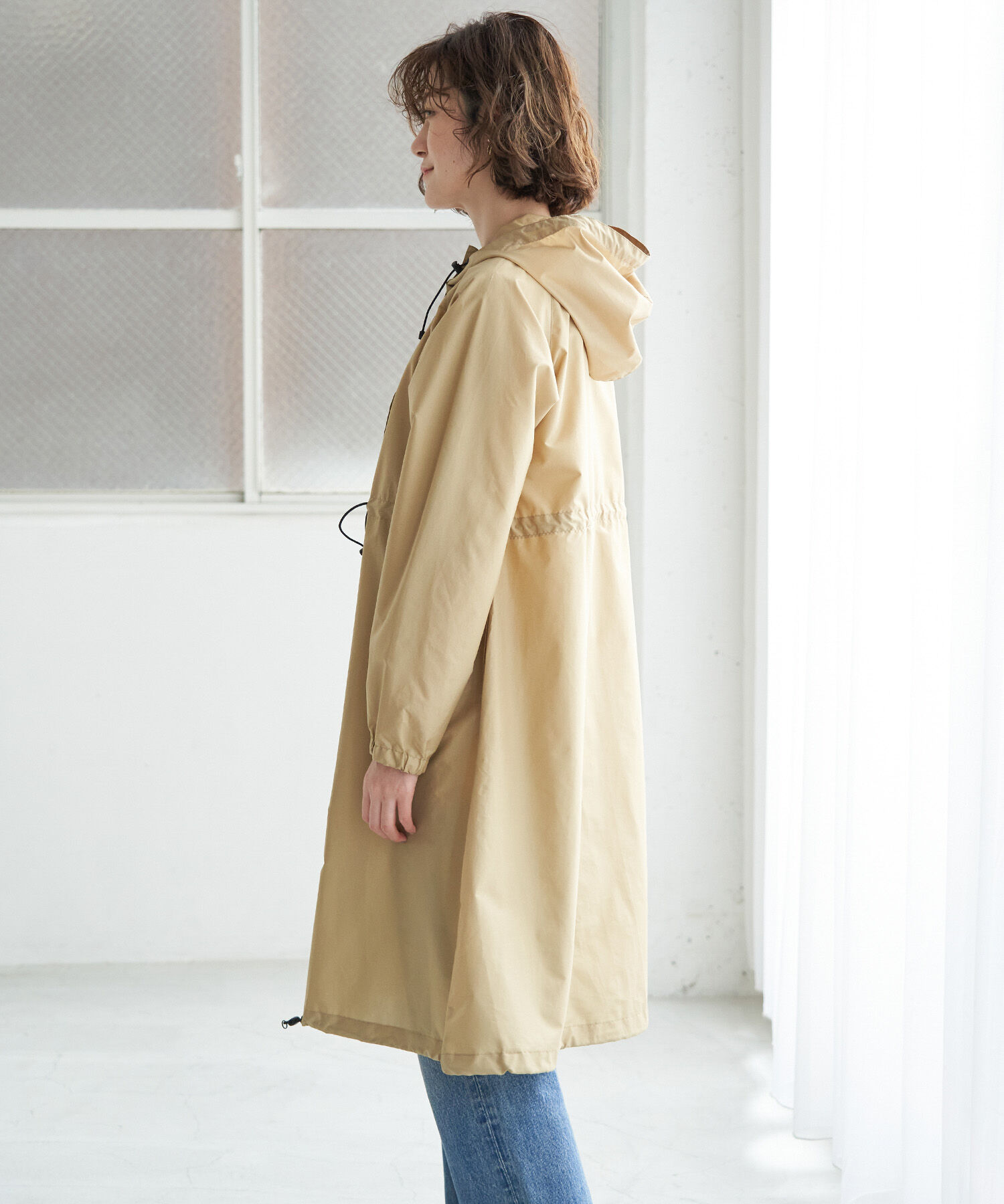 ROPE PICNIC PASSAGE「【Wpc.】ロングモッズレインコート」|レインコート|