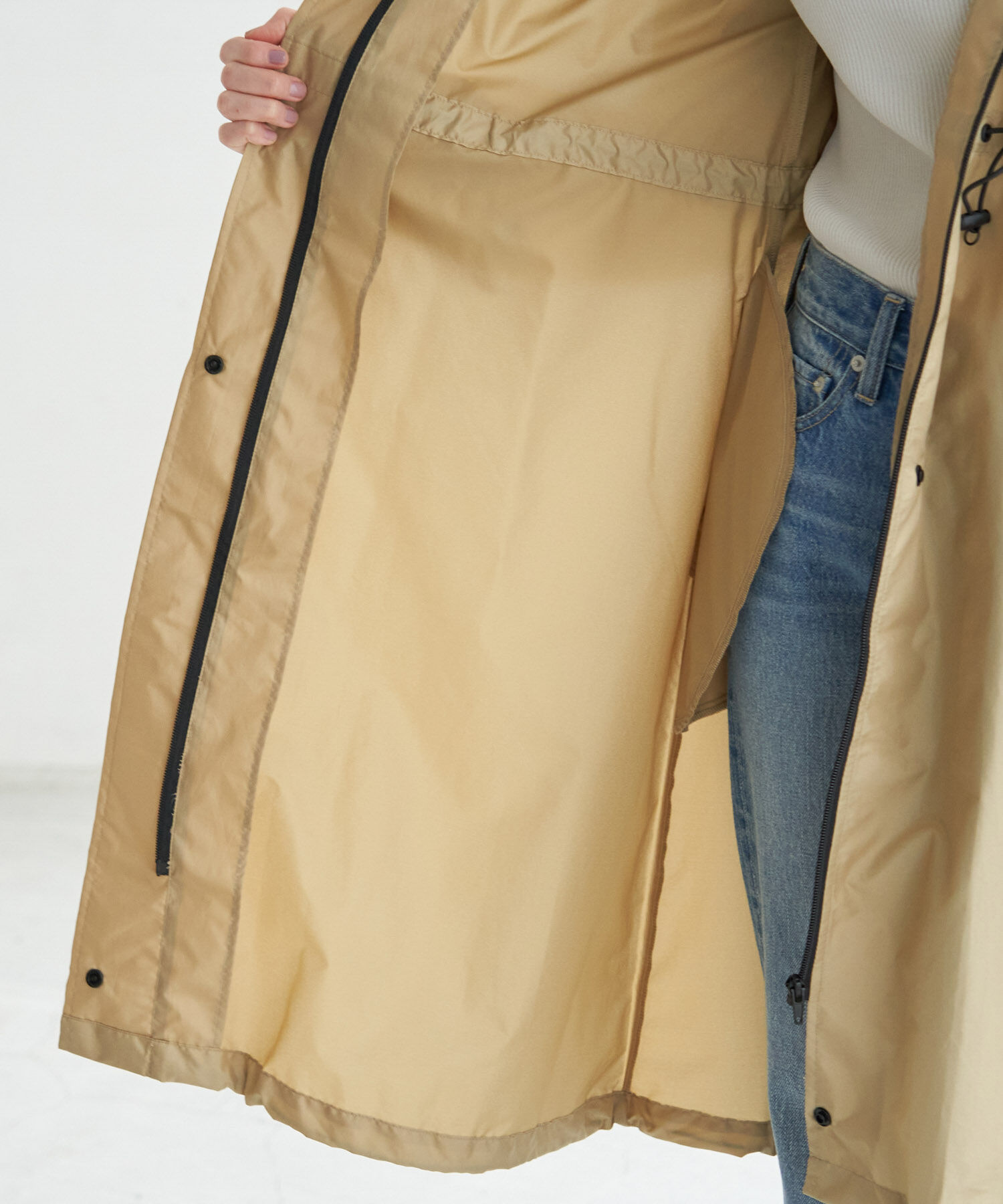 ROPE PICNIC PASSAGE「【Wpc.】ロングモッズレインコート」|レインコート|