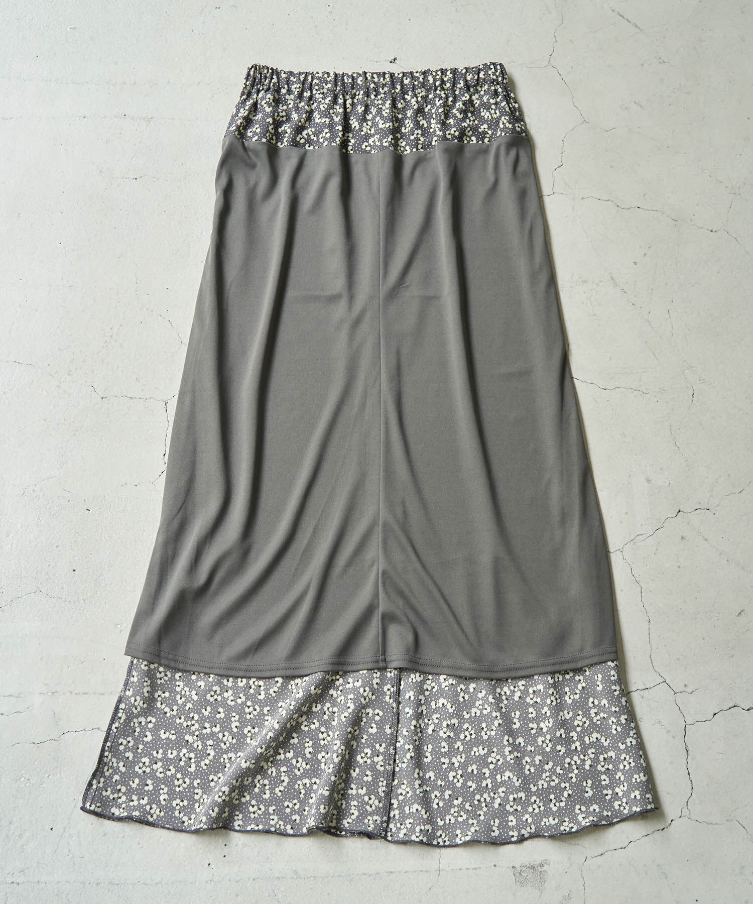 Rope&rsquo;Picnic「【着丈調節の出来る】フラワーマーメイドマキシスカート」|スカート|