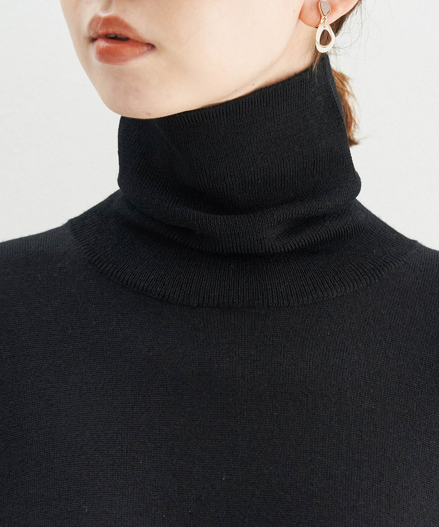 Rope&rsquo;Picnic「【人気ブロガーAkaneさんコラボ】【emur】サイドスリットロングニットワンピース」|ワンピース|