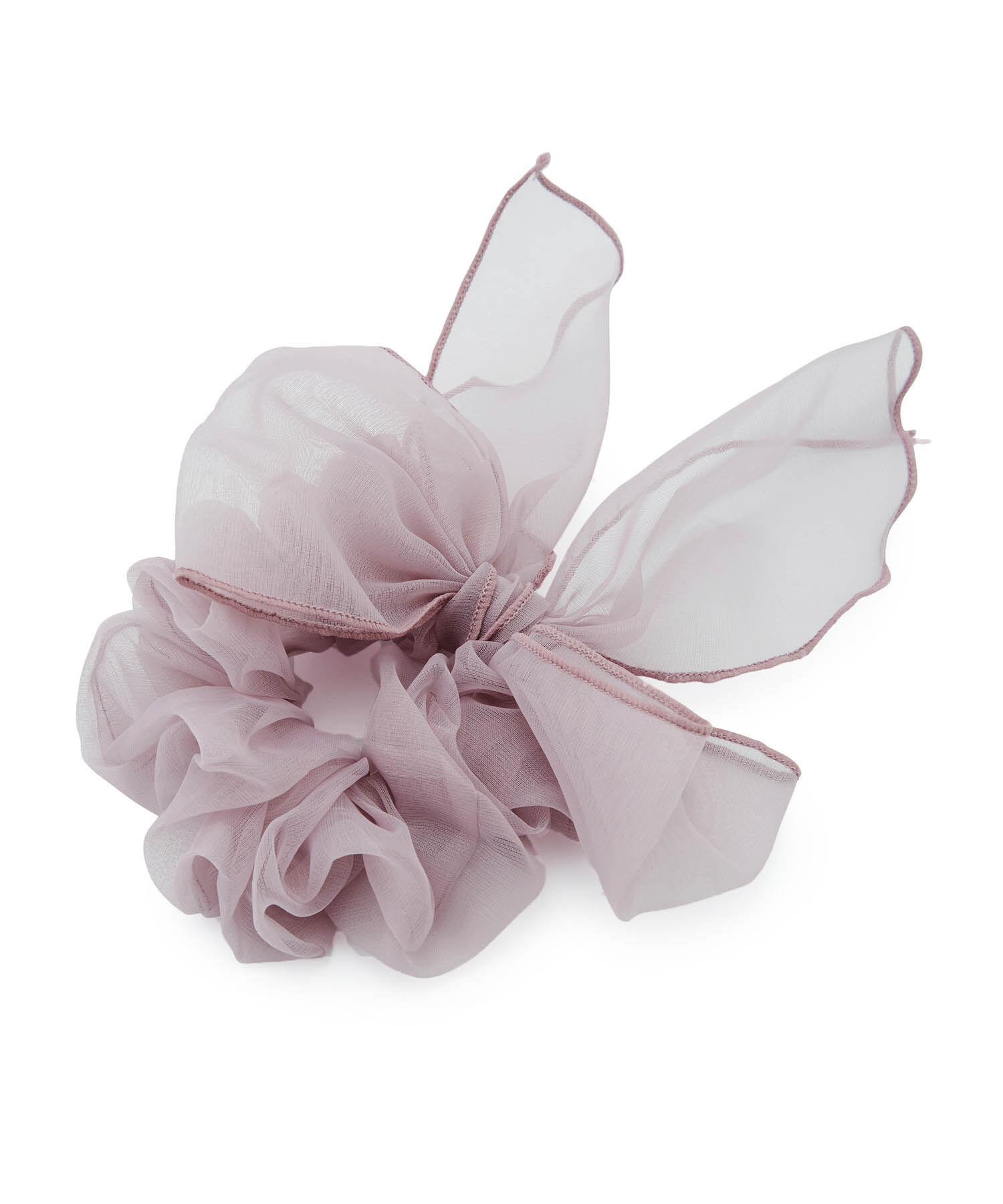 ROPE PICNIC PASSAGE「配色メローオーガンジーリボンシュシュ」|ヘアゴム・シュシュ|