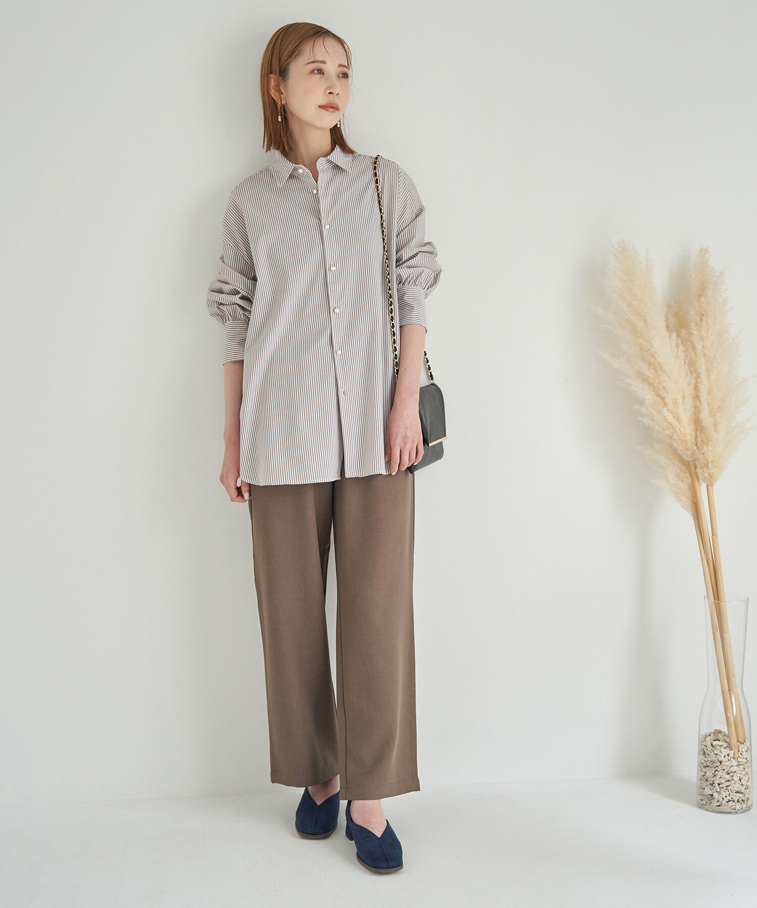 Rope&rsquo;Picnic「洗える/パールシャツ」|シャツ・ブラウス|