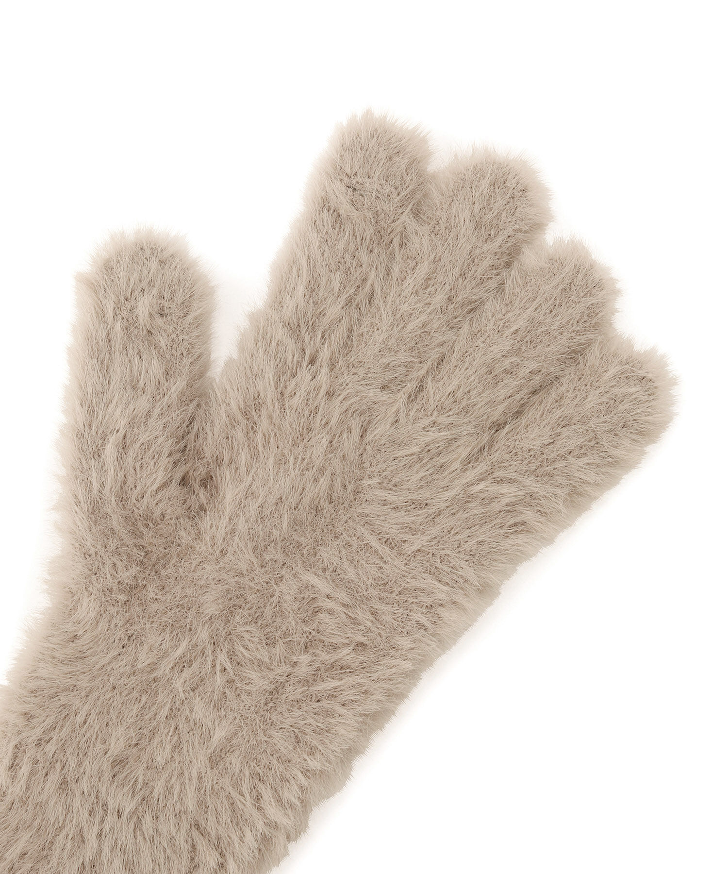 ROPE PICNIC PASSAGE「シャギーニットグローブ」|手袋|