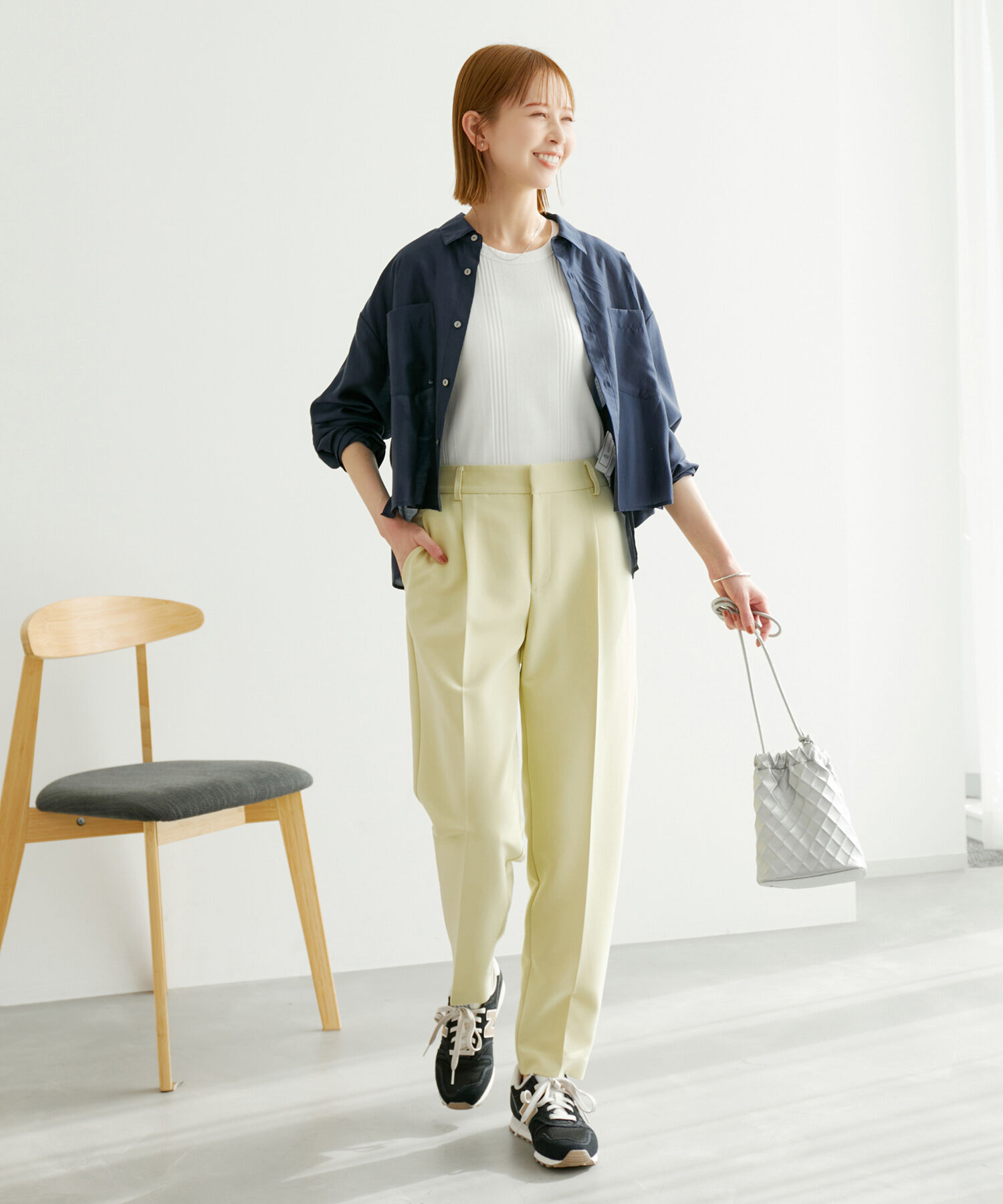 Rope&rsquo;Picnic「【ご好評につき追加生産・新色追加】クロップドシアーシャツ」|シャツ・ブラウス|