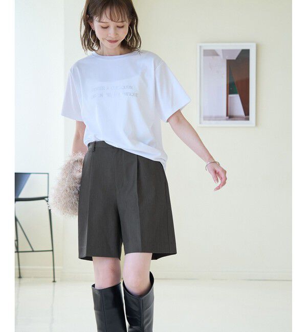 Rope&rsquo;Picnic「ハーフタックパンツ」|チノ|