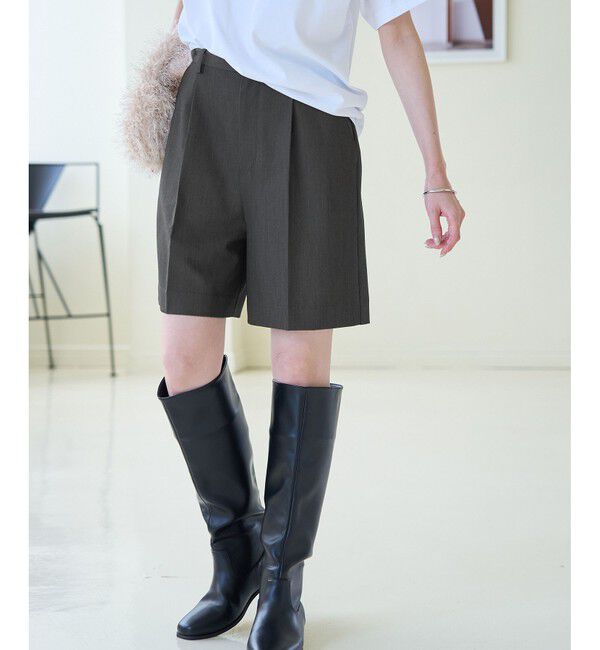 Rope&rsquo;Picnic「ハーフタックパンツ」|チノ|