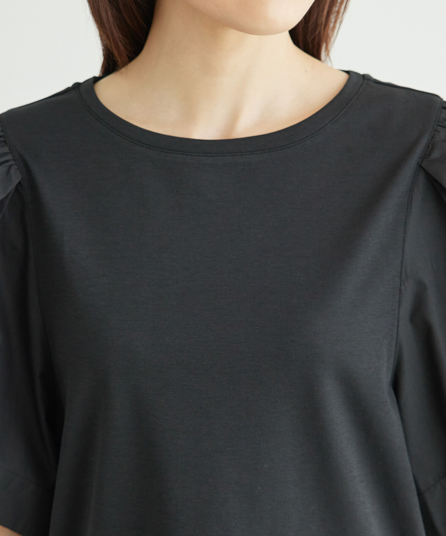 Rope&rsquo;Picnic「布帛ボリューム袖カットソートップス」|Tシャツ・カットソー|