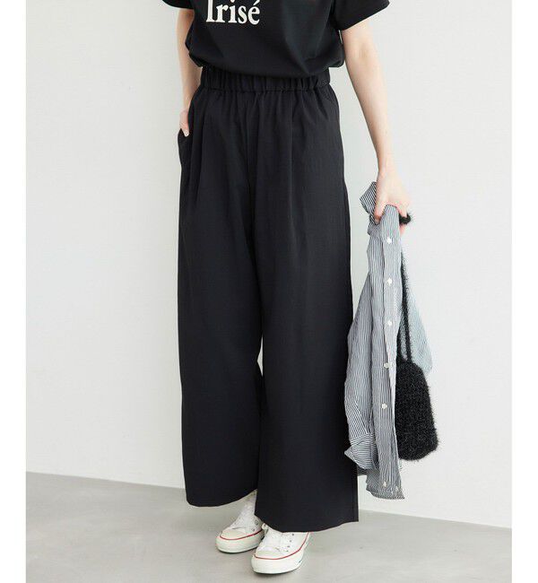 Rope&rsquo;Picnic「【3サイズ展開】イージーワイドパンツ」|チノ|