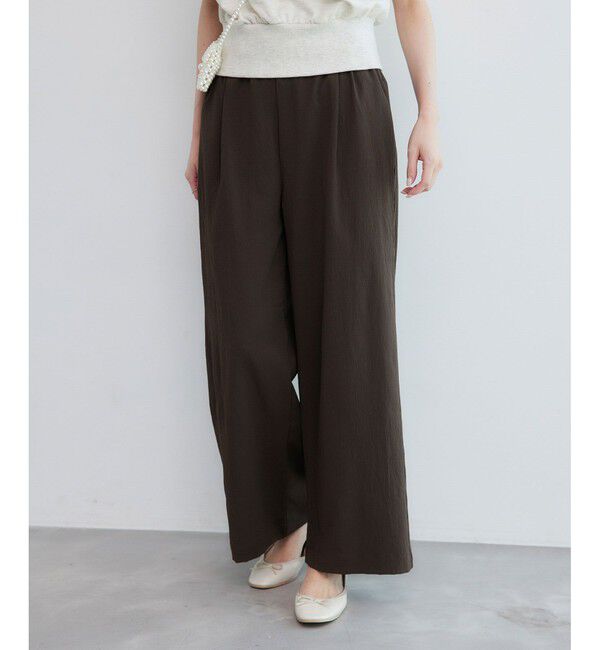 Rope&rsquo;Picnic「【3サイズ展開】イージーワイドパンツ」|チノ|