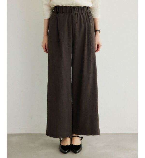 Rope&rsquo;Picnic「【3サイズ展開】イージーワイドパンツ」|チノ|
