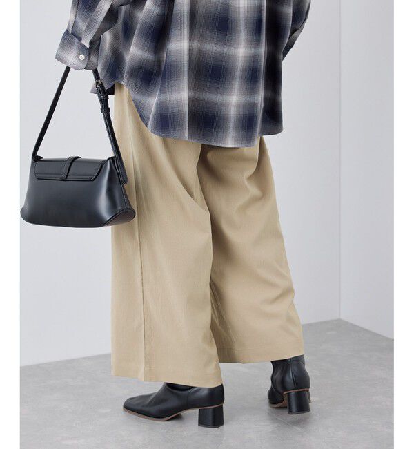 Rope&rsquo;Picnic「【3サイズ展開】イージーワイドパンツ」|チノ|