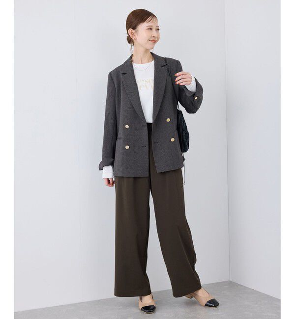 Rope&rsquo;Picnic「【3サイズ展開】イージーワイドパンツ」|チノ|