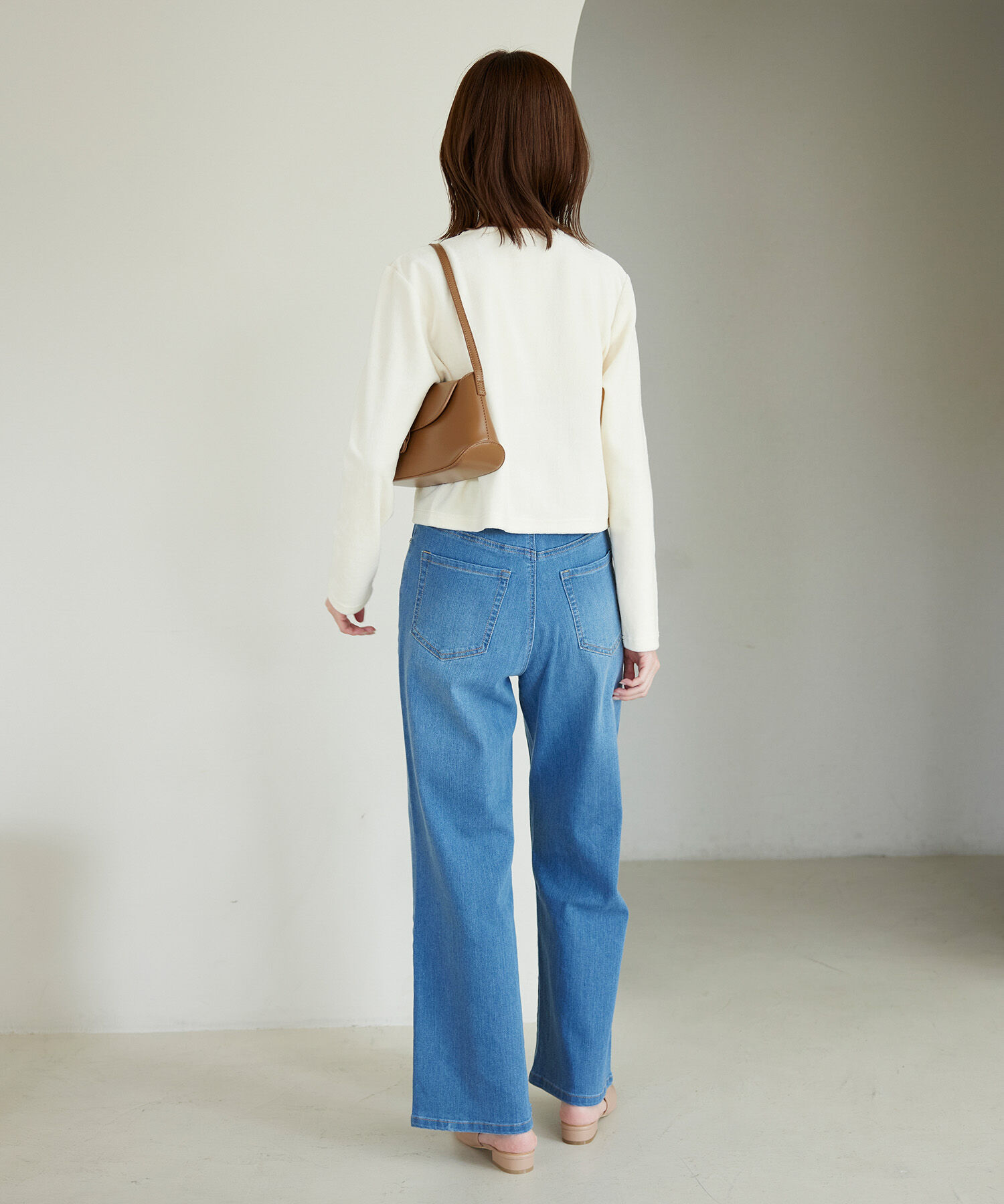 Rope&rsquo;Picnic「パイルクロップドカーディガン」|カーディガン|