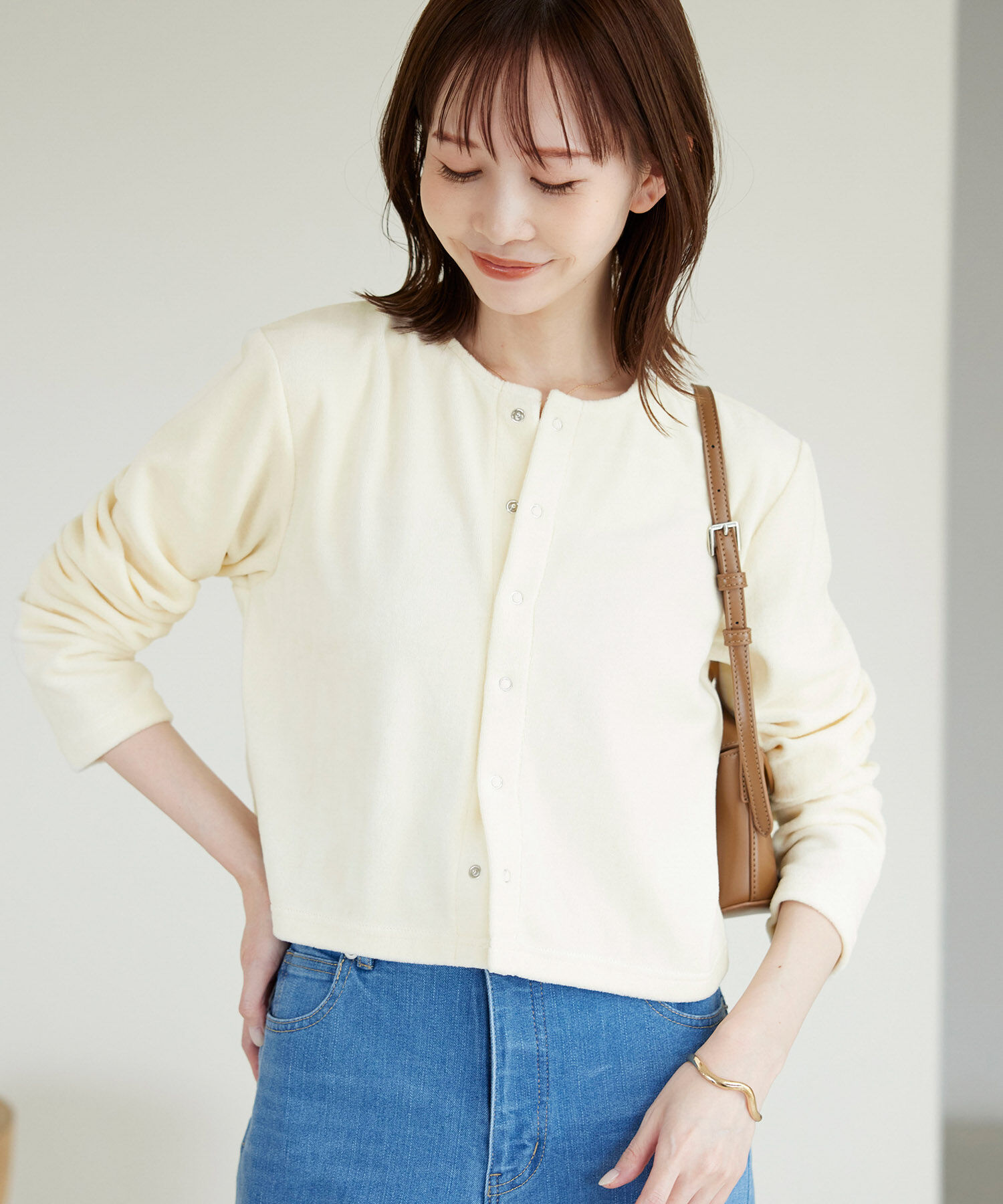 Rope&rsquo;Picnic「パイルクロップドカーディガン」|カーディガン|キナリ(16)