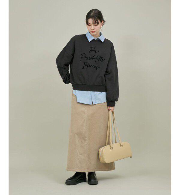 ROPE' PICNIC R「ブラッシュ刺繍スウェット/吸水速乾」|スウェット・ジャージ|