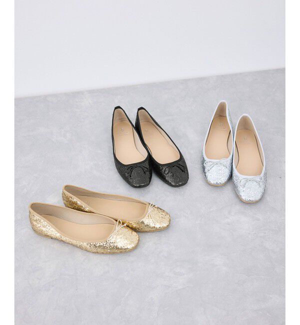 ROPE PICNIC PASSAGE「【AIRina/エアリーナ】軽くてやわらかいグリッターバレエシューズ」|バレエシューズ|