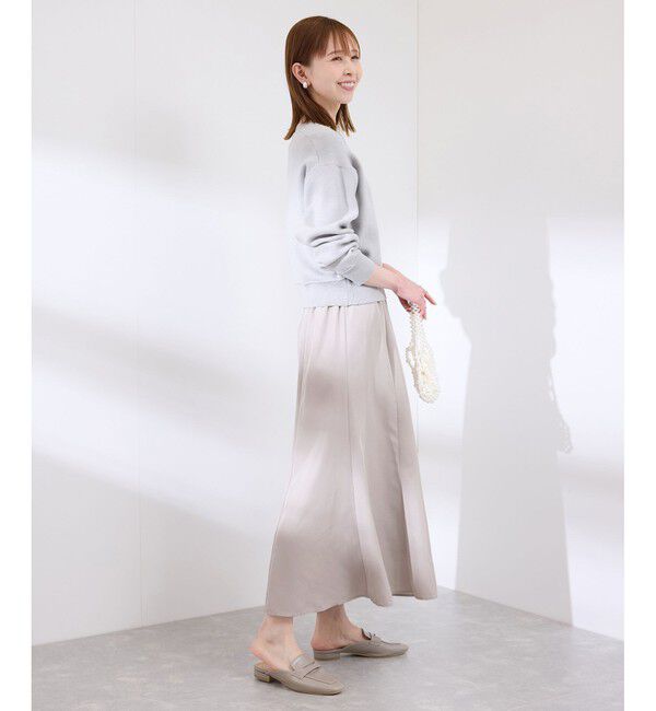 Rope&rsquo;Picnic「レーヨン混無地スカート」|スカート|