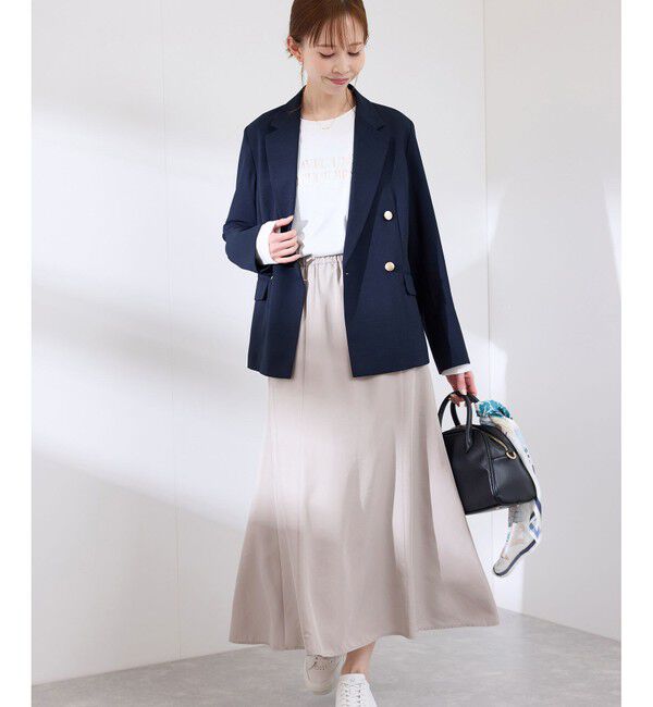 Rope&rsquo;Picnic「レーヨン混無地スカート」|スカート|