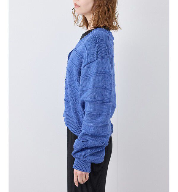 Rope&rsquo;Picnic「ガーターボーダーショート丈カーディガン」|カーディガン|