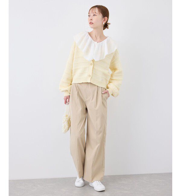 Rope&rsquo;Picnic「ガーターボーダーショート丈カーディガン」|カーディガン|