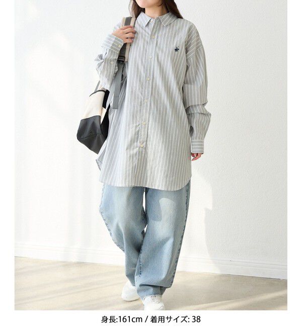 Rope&rsquo;Picnic「【BEVERLY HILLS POLO CLUB/ビバリーヒルズポロクラブ】BIGシャツ」|シャツ・ブラウス|