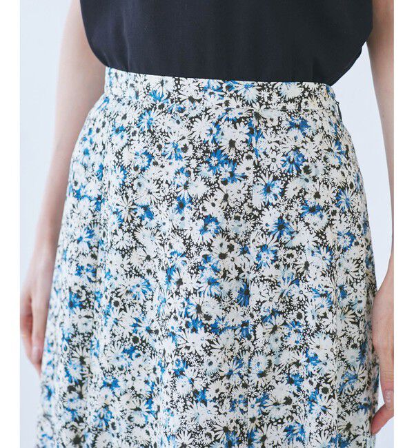 Rope&rsquo;Picnic「【emur/エミュール】マーガレット柄ナロースカート」|スカート|