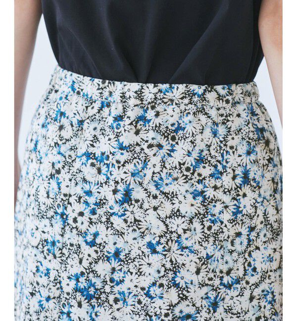 Rope&rsquo;Picnic「【emur/エミュール】マーガレット柄ナロースカート」|スカート|