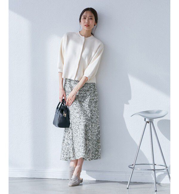 Rope&rsquo;Picnic「【emur/エミュール】マーガレット柄ナロースカート」|スカート|