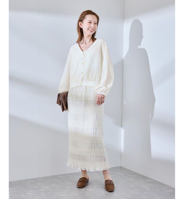 Rope&rsquo;Picnic「ブラウスカーディガン」|カーディガン|