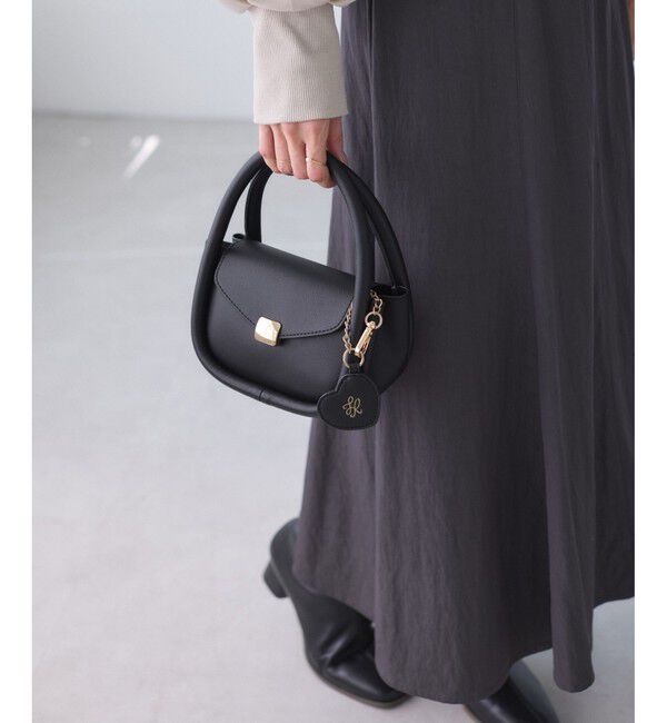 ROPE PICNIC PASSAGE「ハートチャーム付きミニレトルショルダーバッグ」|ショルダー・メッセンジャー|