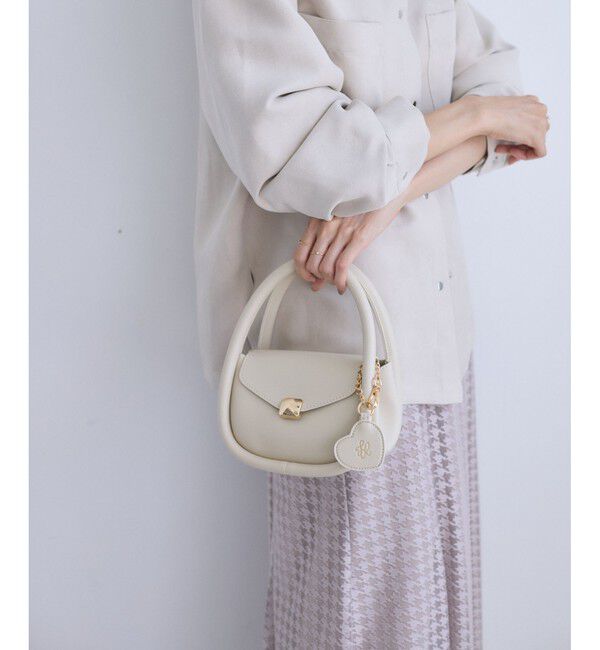 ROPE PICNIC PASSAGE「ハートチャーム付きミニレトルショルダーバッグ」|ショルダー・メッセンジャー|