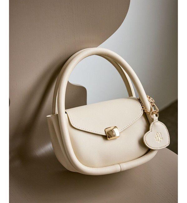 ROPE PICNIC PASSAGE「ハートチャーム付きミニレトルショルダーバッグ」|ショルダー・メッセンジャー|キナリ(16)