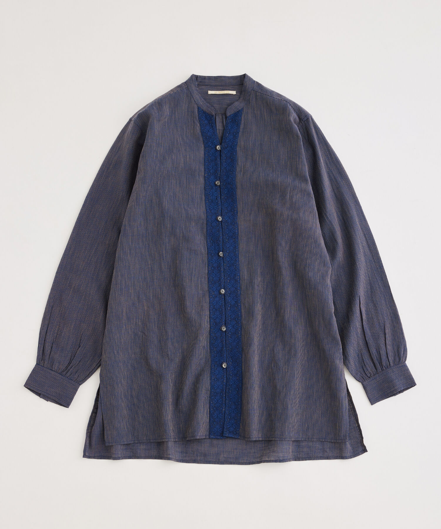 ADAM ET ROPE'「【別注】《ne Quittez pas / ヌキテパ》OVER SIZE Caftan SHIRT」|シャツ・ブラウス|ネイビー系(41)
