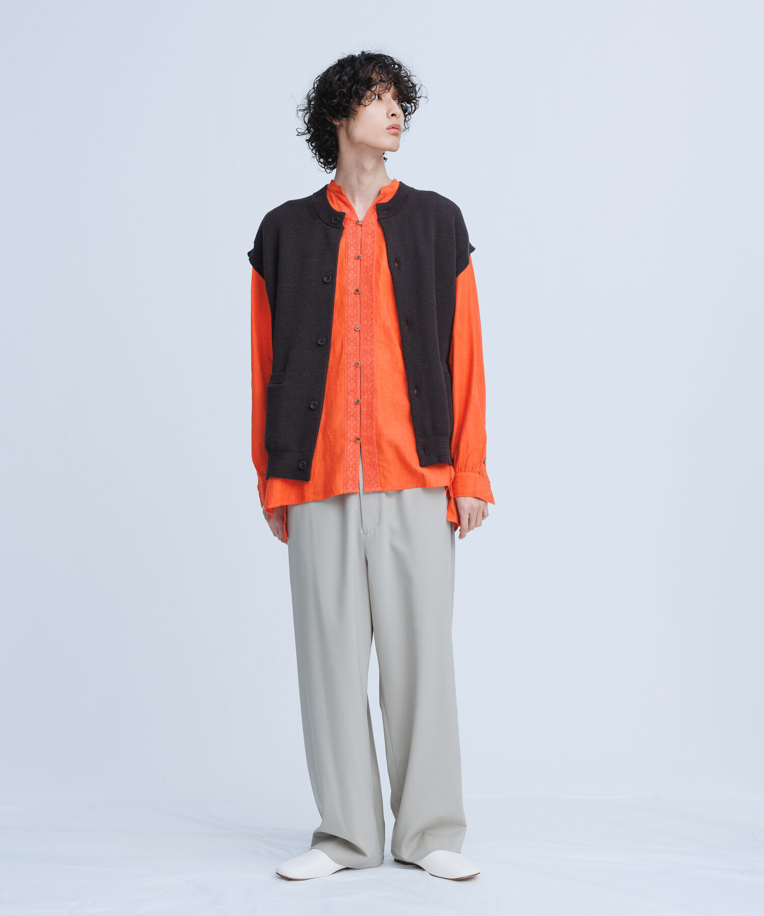 ADAM ET ROPE'「【別注】《ne Quittez pas / ヌキテパ》OVER SIZE Caftan SHIRT」|シャツ・ブラウス|